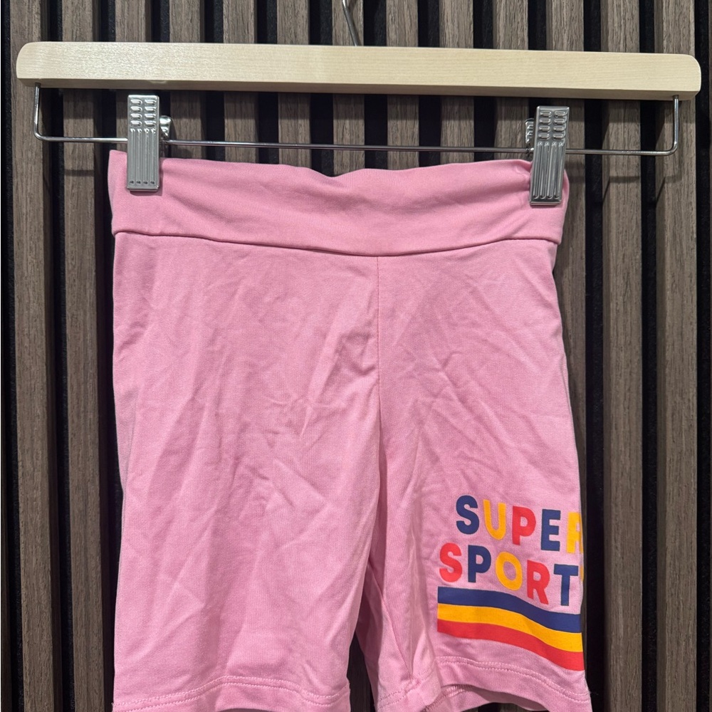 Mini Rodini Pink Athletic Shorts